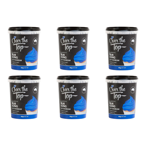 Over The Top Blue - 425g Buttercream (Bulk Buy Pack Of 6)
