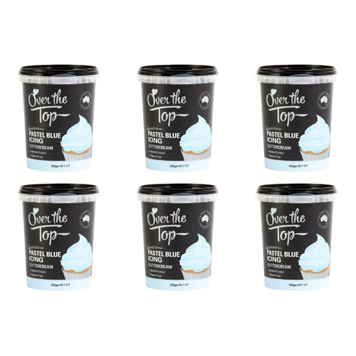 Over The Top Pastel Blue - 425g Buttercream (Bulk Buy Pack Of 6)