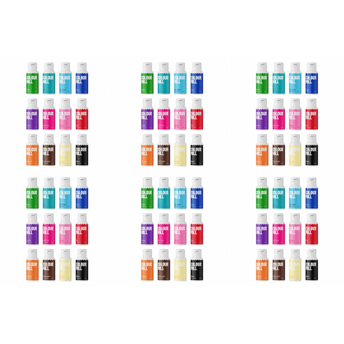 Colour Mill Student Gift Set Of 12 - Oil Based Colouring 20ml (Bulk Buy Pack Of 6)