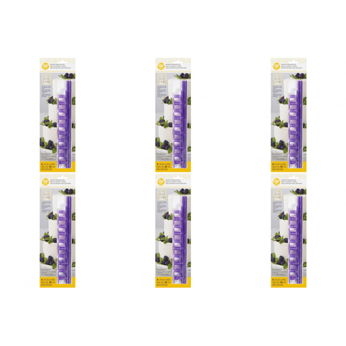 Wilton Plastic Support Rods and Caps Pack Of 14 (Bulk Buy Pack Of 6)