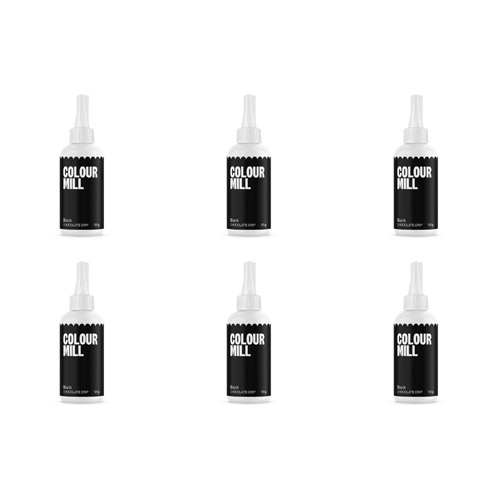 Colour Mill Black - 125g Choco Drip (Bulk Buy Pack Of 6)