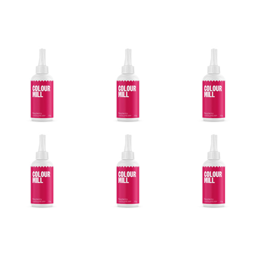 Colour Mill Raspberry - 125g Choco Drip (Bulk Buy Pack Of 6)