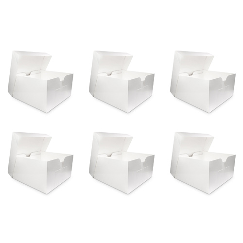 Simply Making 7 Inch - Square Matt Finish Cake Box (Bulk Buy Pack Of 6)
