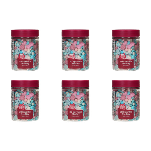 FunCakes Baby Bliss - 3D Sprinkle Medley 70g (Bulk Buy Pack Of 6)