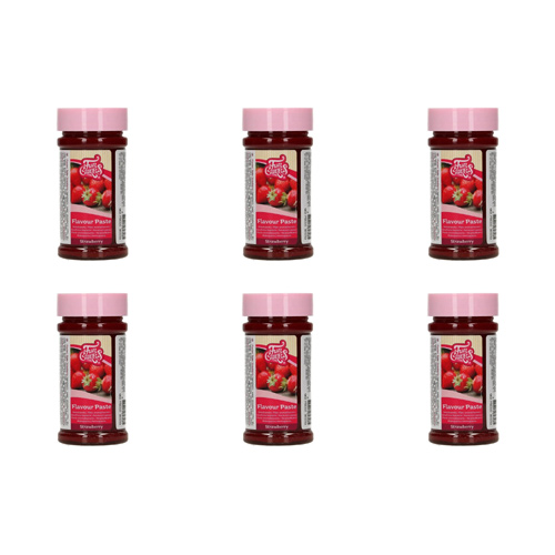 FunCakes Flavour Paste Strawberry 120g (Bulk Buy Pack Of 6)