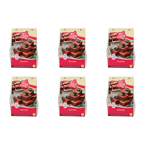 FunCakes Mix for Brownies Gluten Free 500g (Bulk Buy Pack Of 6)