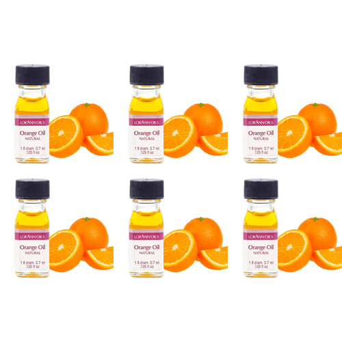 LorAnn Orange - Natural Food Flavouring 1 Dram (Bulk Buy Pack Of 6)