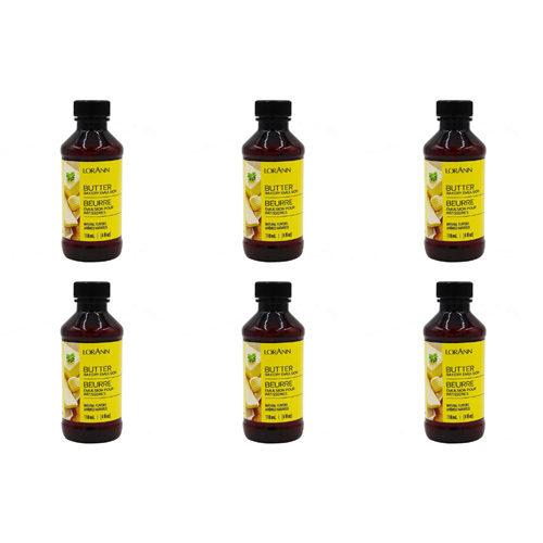 LorAnn Butter - Natural Baking Emulsion 4oz (Bulk Buy Pack Of 6)