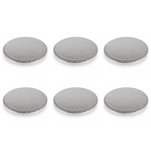 Simply Making 4 Inch Silver Round Drum Cake Board (Bulk Buy Pack Of 6)