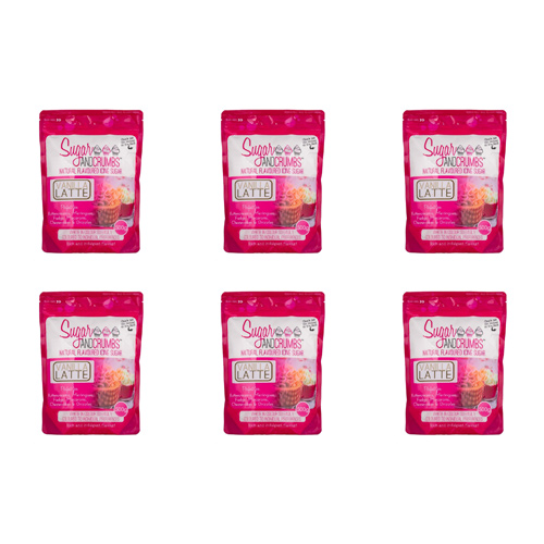 Sugar & Crumbs Vanilla Latte Icing Sugar 500g (Bulk Buy Pack Of 6)
