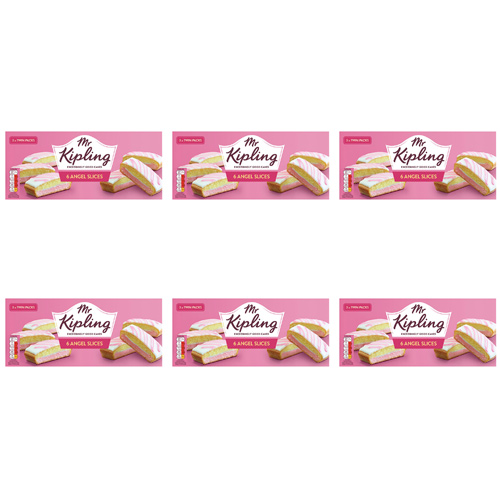 Mr Kipling Angel Slices 6 Pack (Bulk Buy Pack Of 6)