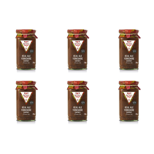 Cottage Delight Old Yorkshire Chutney with Real Ale (Bulk Buy Pack Of 6)