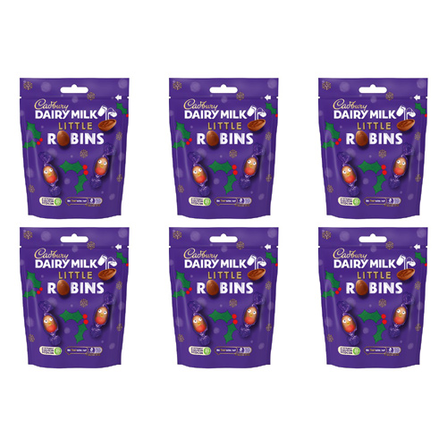 Cadbury Little Robins Dairy Milk (Bulk Buy Pack Of 6)