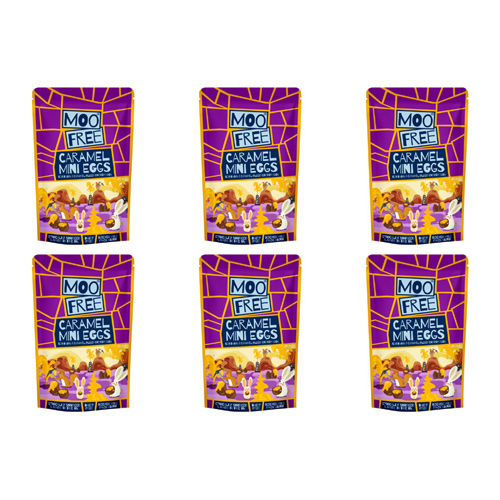 Moo Free Caramel Mini Eggs (Bulk Buy Pack Of 6)