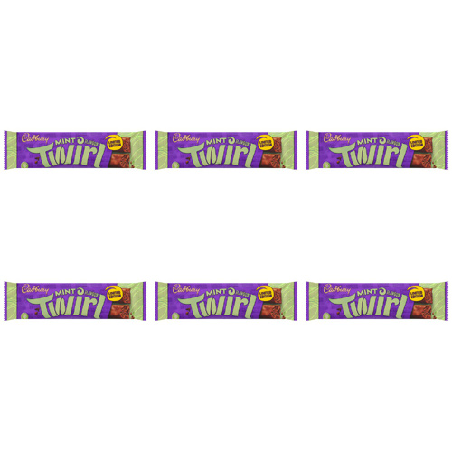 Cadbury Twirl Mint (Bulk Buy Pack Of 6)
