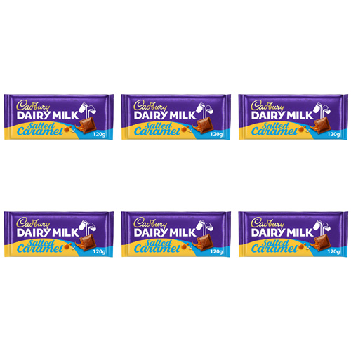 Cadbury Dairy Milk Salted Caramel (Bulk Buy Pack Of 6)