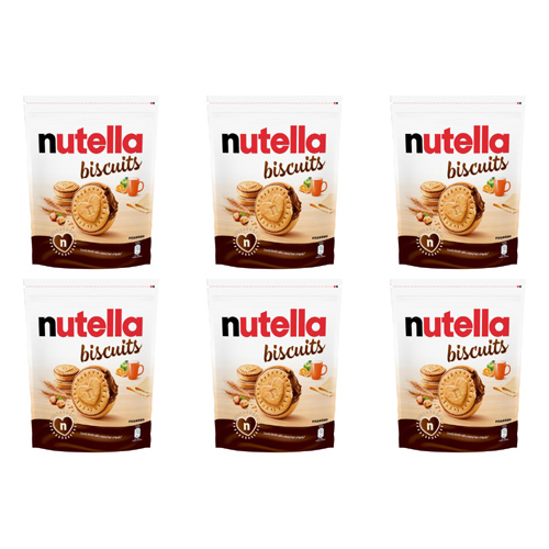 Nutella Biscuits Mixed Designs (Bulk Buy Pack Of 6)