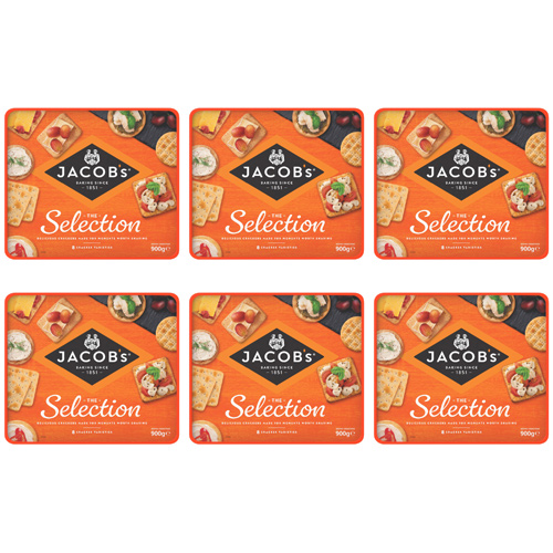 Jacobs Biscuits for Cheese Large (Bulk Buy Pack Of 6)