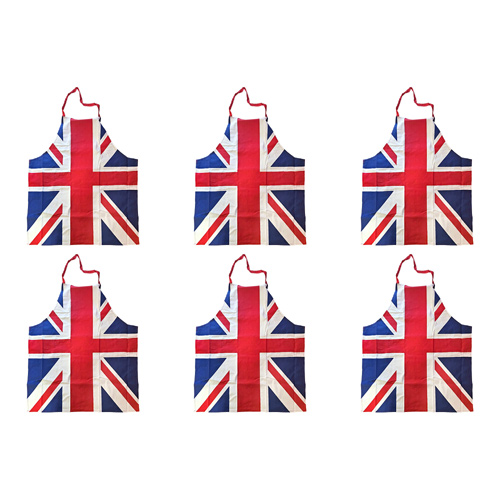 Union Jack Apron (Bulk Buy Pack Of 6)