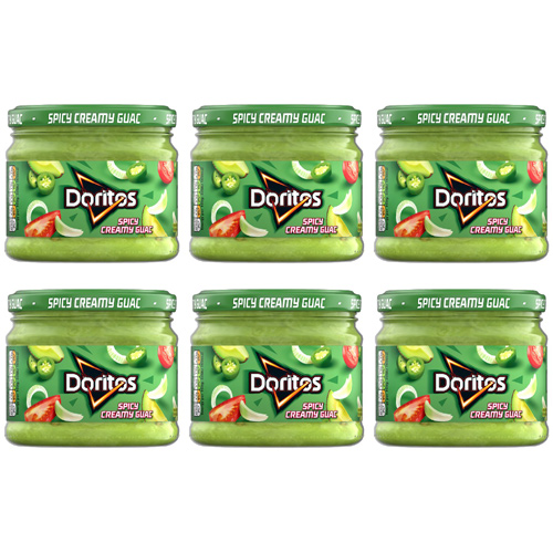 Doritos Spicy Creamy Guacamole Dip (Bulk Buy Pack Of 6)
