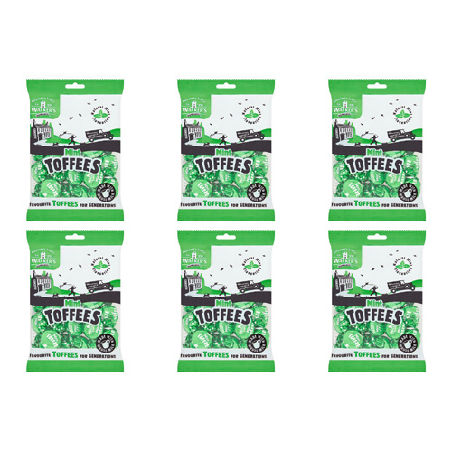 Walkers Nonsuch Mint Toffees (Bulk Buy Pack Of 6)