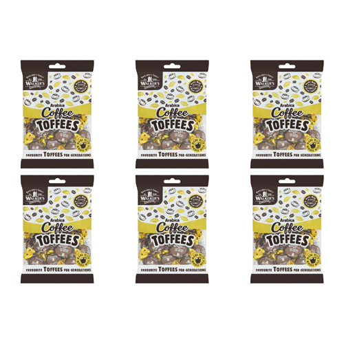 Walkers Nonsuch Arabica Coffee Toffees (Bulk Buy Pack Of 6)