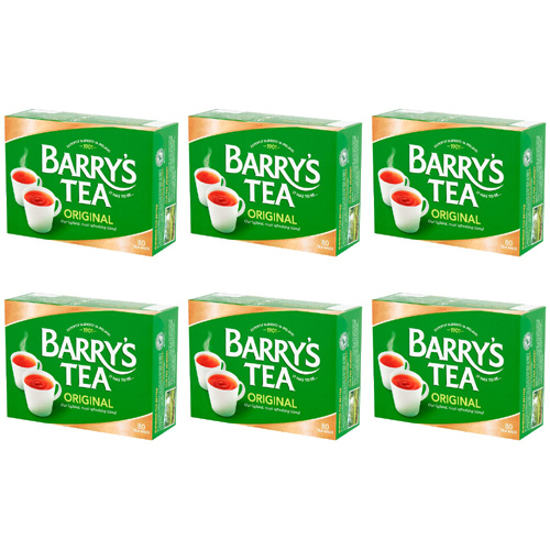 Barrys Original Blend Teabags 80s (Bulk Buy Pack Of 6)