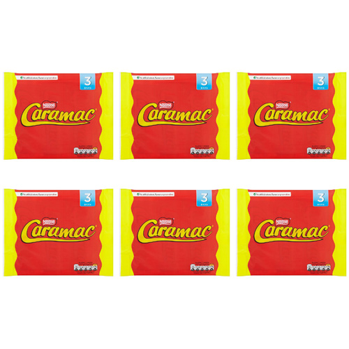 Nestle Caramac 3 Pack (Bulk Buy Pack Of 6)