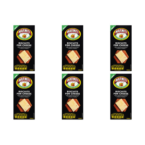 Marmite Biscuits for Cheese (Bulk Buy Pack Of 6)