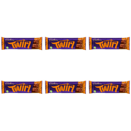 Cadbury Twirl Orange (Bulk Buy Pack Of 6)