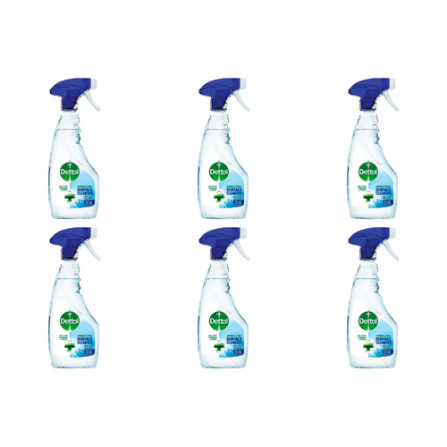 Dettol Antibacterial Surface Spray 500ml (Bulk Buy Pack Of 6)