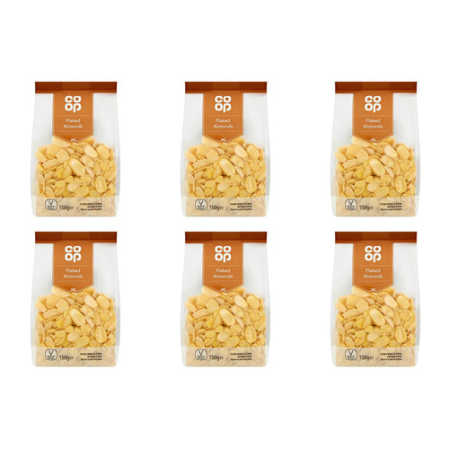 Co Op Flaked Almonds (Bulk Buy Pack Of 6)
