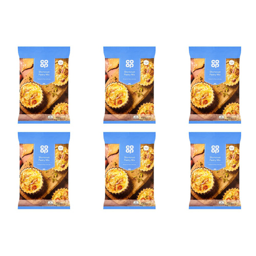 Co Op Shortcrust Pastry Mix (Bulk Buy Pack Of 6)