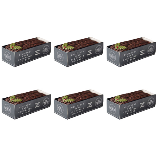 The Original Cake Company Chocolate Yule Log (Bulk Buy Pack Of 6)