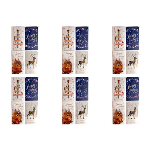 Tom Smith Contemporary Christmas Money Wallets Various 1 Supplied (Bulk Buy Pack Of 6)