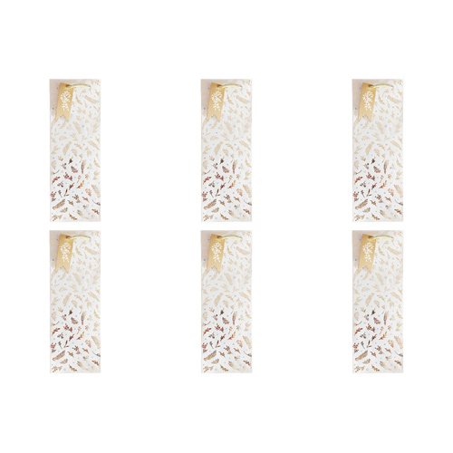 Tom Smith Gold & Cream Wreath Bottle Bag (Bulk Buy Pack Of 6)
