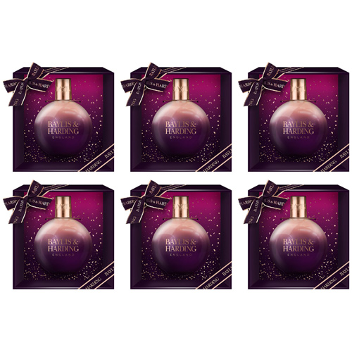 Baylis and Harding Wild Fig & Pomegranate Bath Bubbles Bauble (Bulk Buy Pack Of 6)