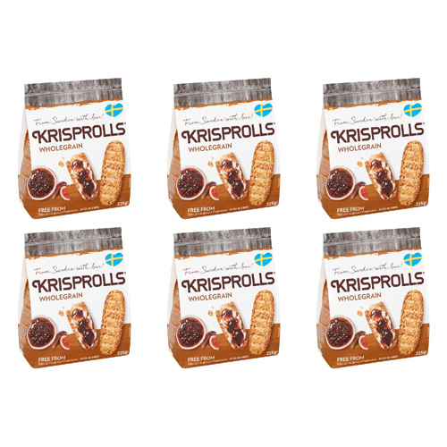 Pagen Wholegrain Krisprolls (Bulk Buy Pack Of 6)