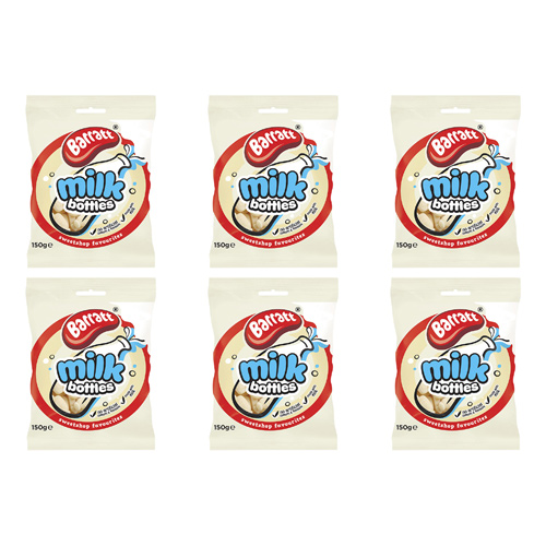 Candyland Milk Bottles Price Marked (Bulk Buy Pack Of 6)