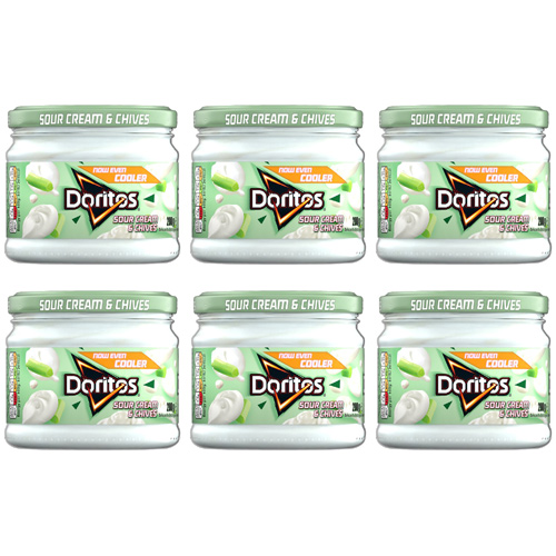 Doritos Sour Cream Chive Dip (Bulk Buy Pack Of 6)