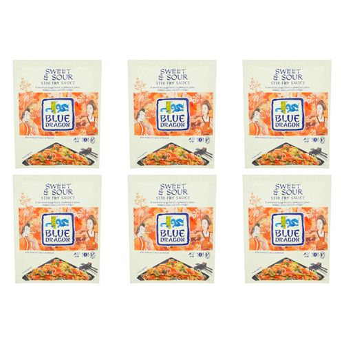 Blue Dragon Sweet and Sour Stir Fry Sauce (Bulk Buy Pack Of 6)