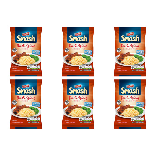 Smash Instant Mashed Potato (Bulk Buy Pack Of 6)