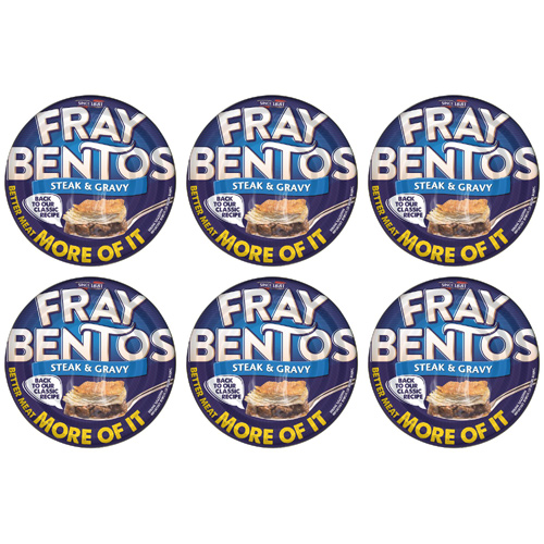 Fray Bentos Steak and Gravy Pie (Bulk Buy Pack Of 6)