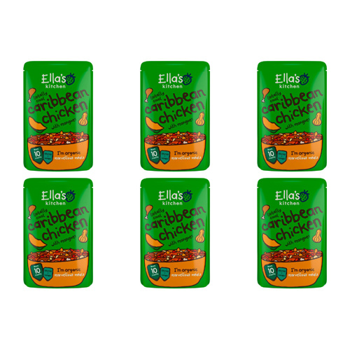 Ellas Kitchen 10 Month Organic Caribbean Chicken with Mango (Bulk Buy Pack Of 6)