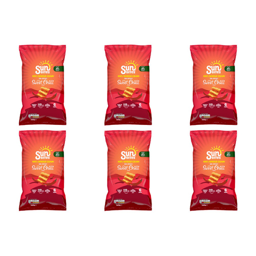 Walkers Sunbites Sweet Chilli 6 Pack (Bulk Buy Pack Of 6)