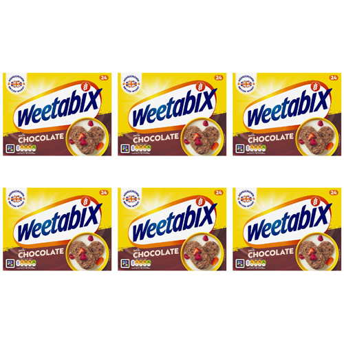Weetabix Chocolate 24 Pack (Bulk Buy Pack Of 6)