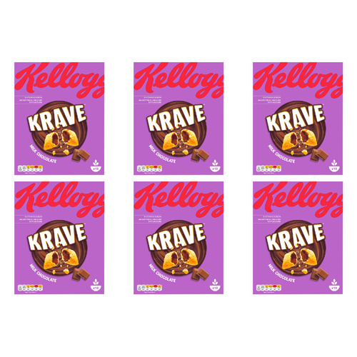 Kelloggs Krave Chocolate (Bulk Buy Pack Of 6)