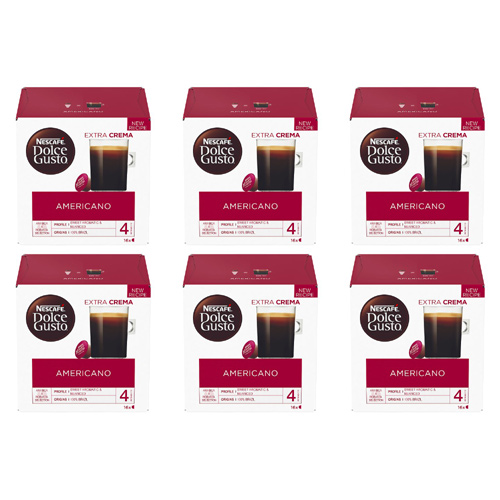 Nescafe Dolce Gusto Caffe Americano (Bulk Buy Pack Of 6)