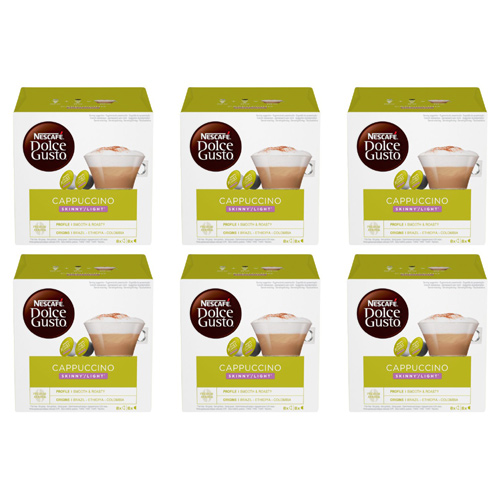 Nescafe Dolce Gusto Skinny Cappuccino (Bulk Buy Pack Of 6)