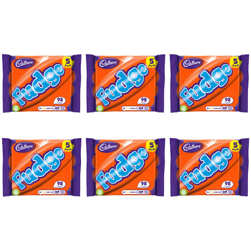 Cadbury Fudge 4 Pack (Bulk Buy Pack Of 6)